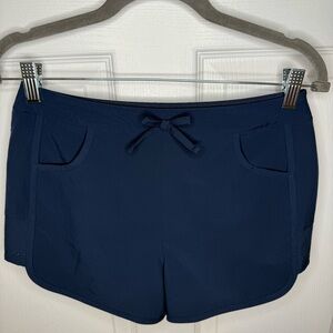 Magellan Outdoors Girls Navy Blue Athletic Shorts Size Large 10/12 GUC